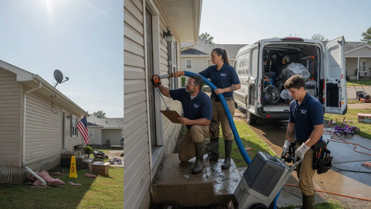 Ceiling Water Damage Restoration in Hudson, OH near me